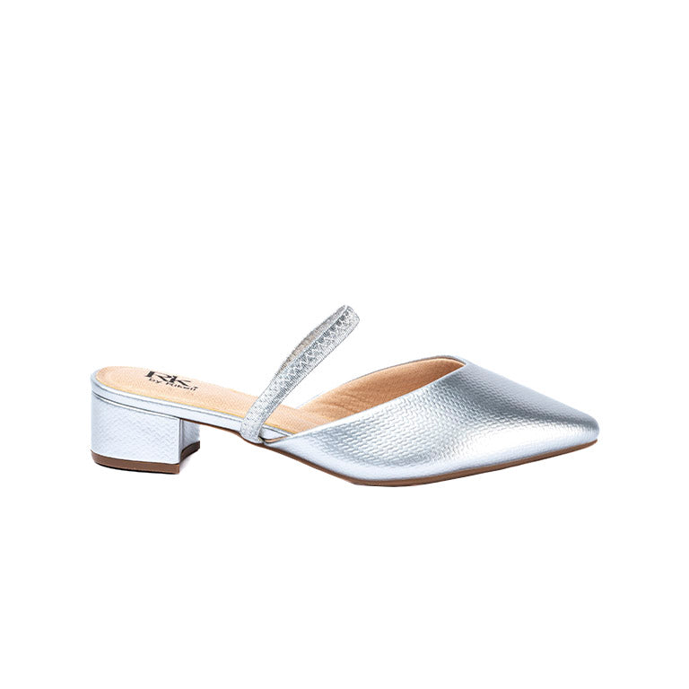 RIKELI81A CASUAL BALLERINA FLAT Plateado
