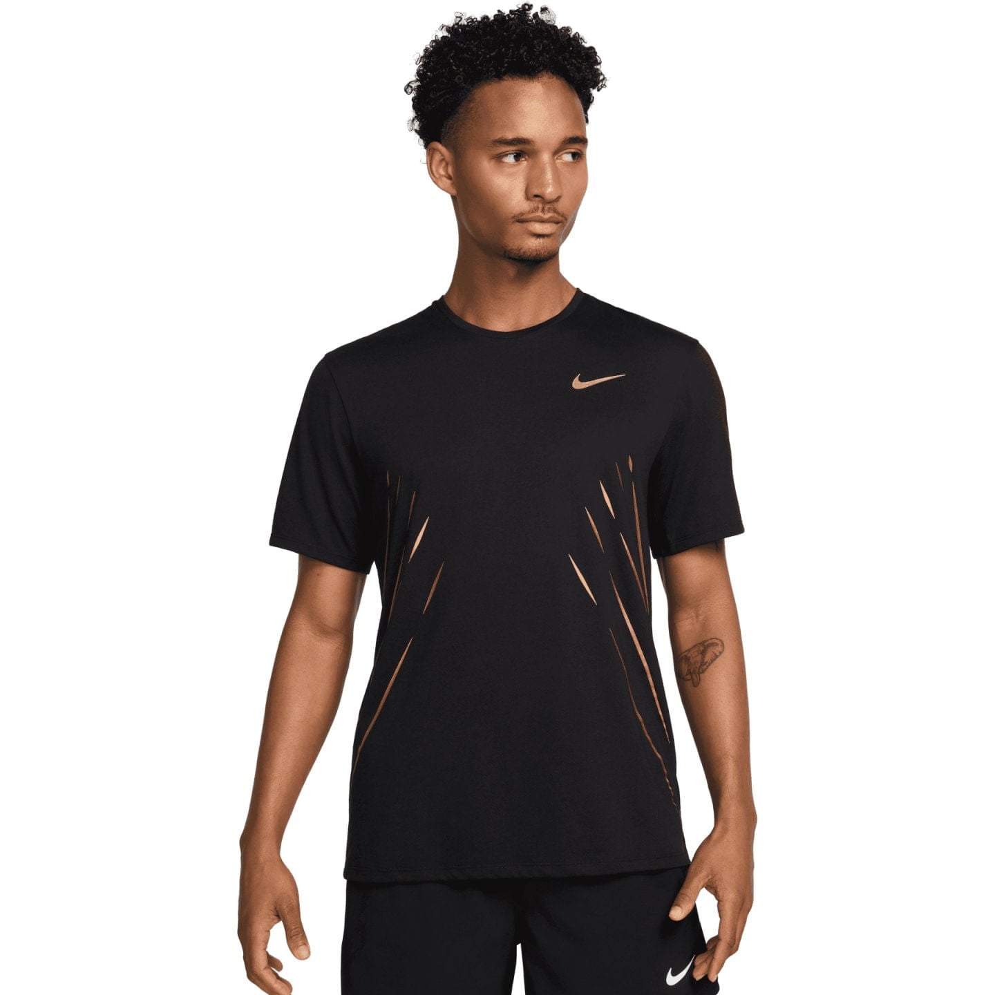 HJ3534-010 T-SHIRT NIKE RUNNING DRI FIT